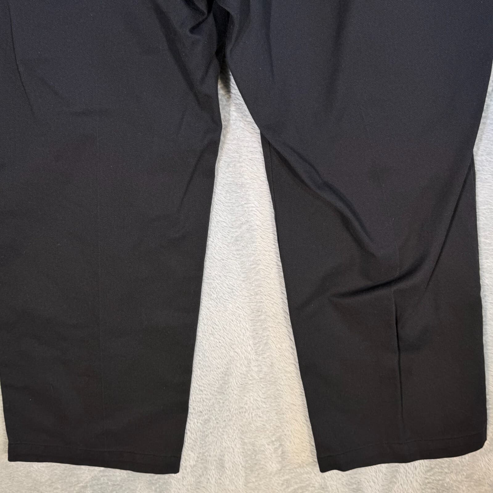 Dickies Men's 874 Original Flex Pants 40 x 30 Black Polyester High-Rise Workwear - Thumbnail 9