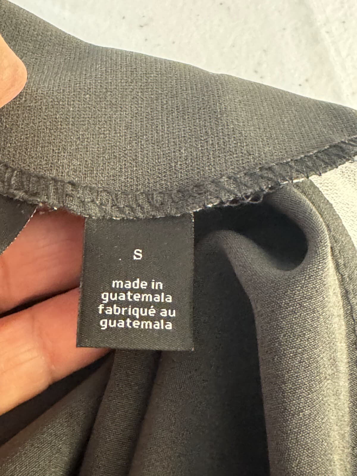 Halogen Women's Small Black Pullover Shift Dress Polyester Stretch Tie Neck W430 - Thumbnail 12