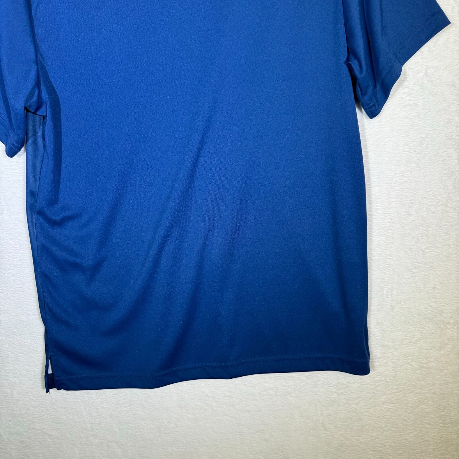 PGA Tour Men’s Polo Shirt L Blue Palm Graphic Athletic Fit Golf Polyester M333 - Thumbnail 11