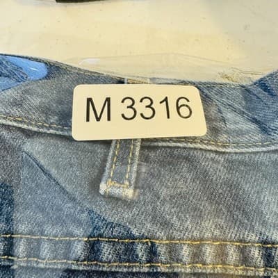 Dickies Denim Jean Shorts Mens 31 Blue Bermuda Raw Hem Frayed Casual Workwear - Thumbnail 6