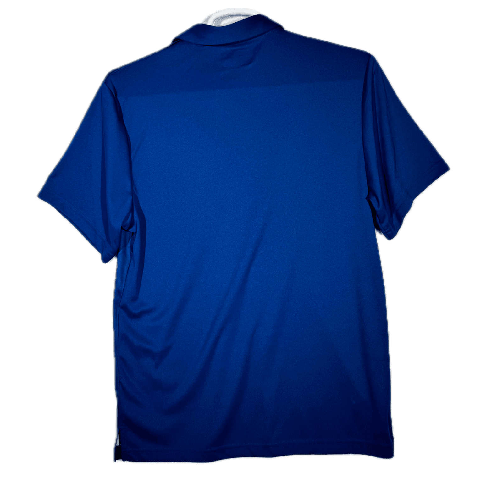 PGA Tour Men’s Polo Shirt L Blue Palm Graphic Athletic Fit Golf Polyester M333 - Thumbnail 2