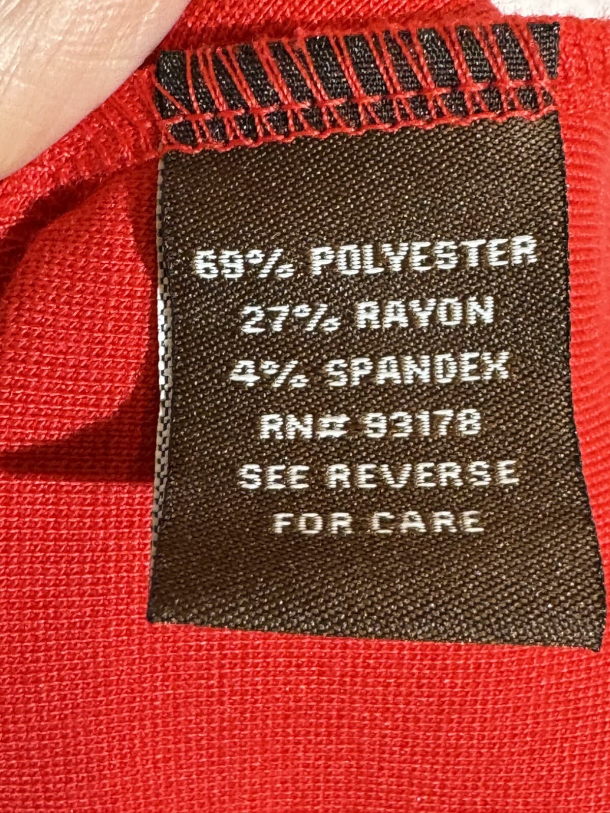 Adrienne Vittadini Women's A-Line Midi Dress Red Pleated Back Zip Stretch W426 - Thumbnail 6