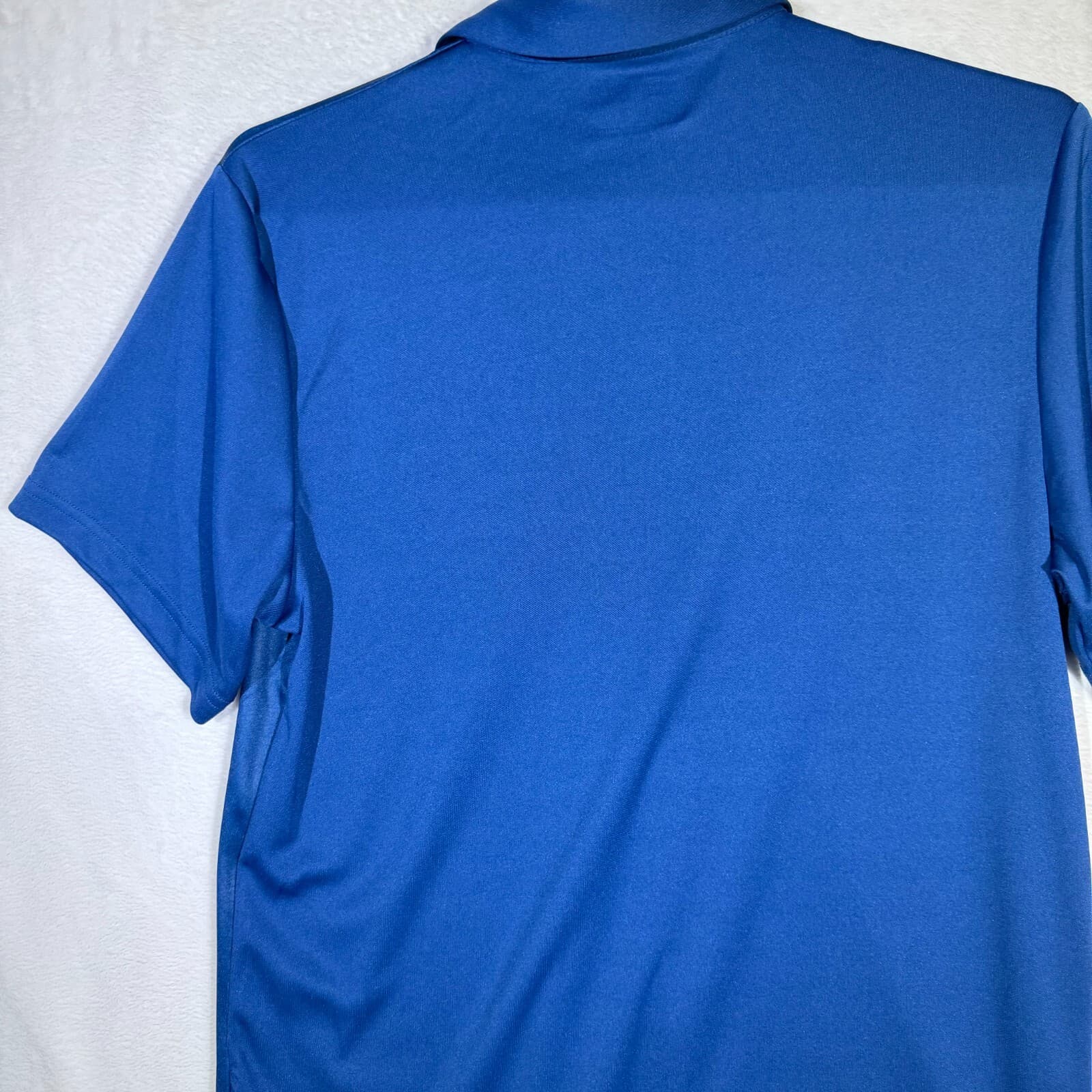 PGA Tour Men’s Polo Shirt L Blue Palm Graphic Athletic Fit Golf Polyester M333 - Thumbnail 12