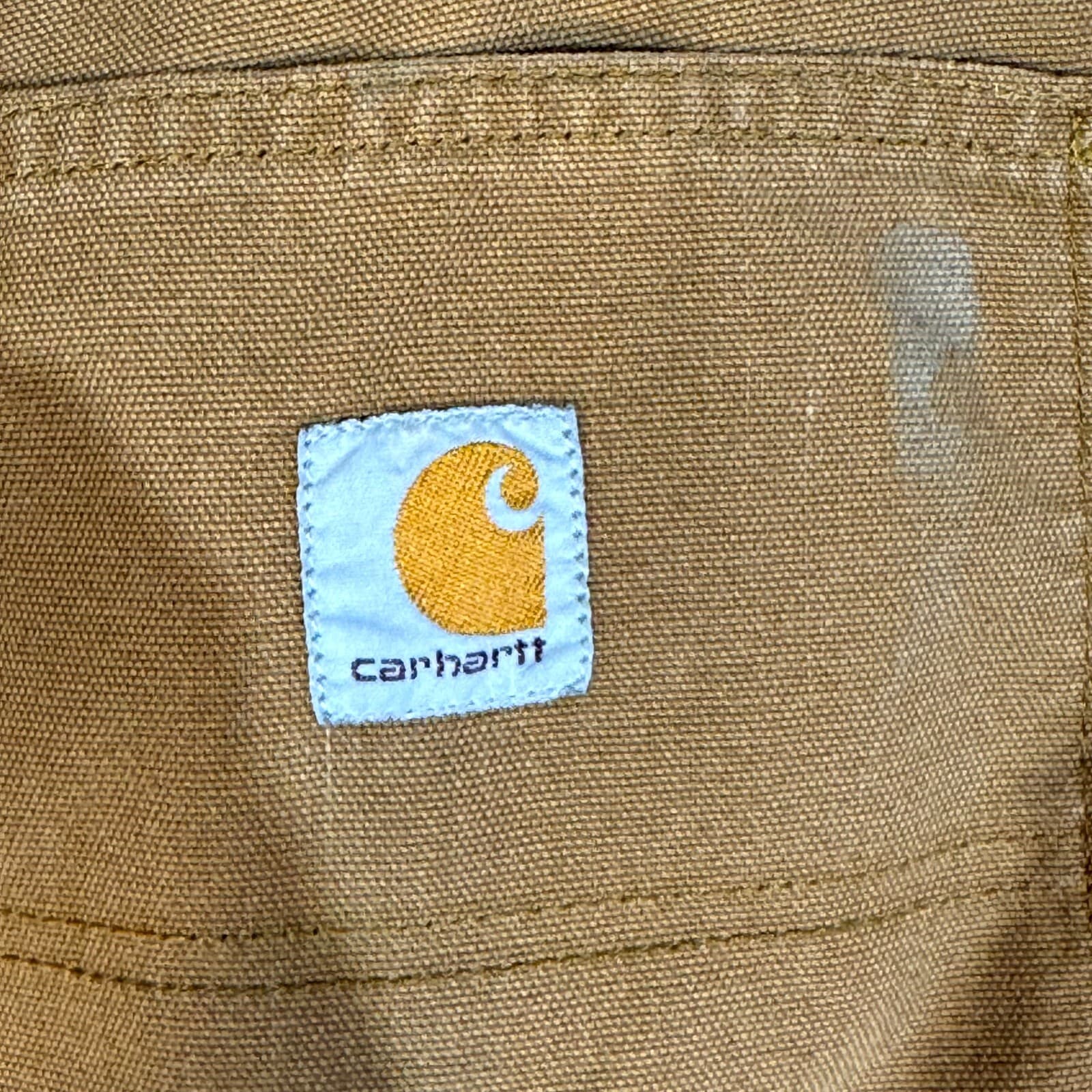 Carhartt Men’s Carpenter Jeans 36x32 Brown Mid-Rise Dungaree Fit Straight - Thumbnail 6