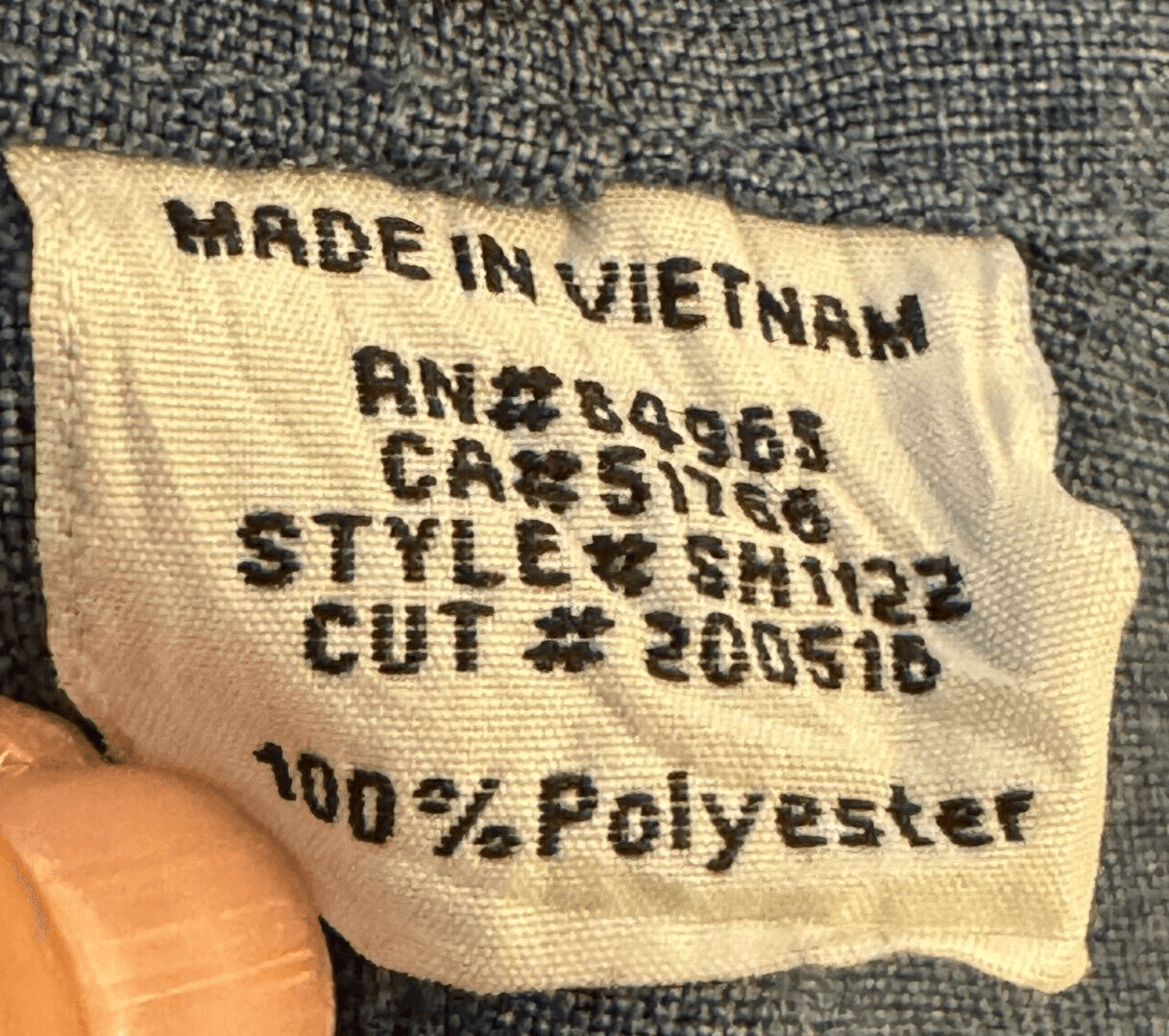 Galls Men's Large Navy Blue Polyester Short Sleeve Button-Up Uniform Shirt M220 - Thumbnail 14