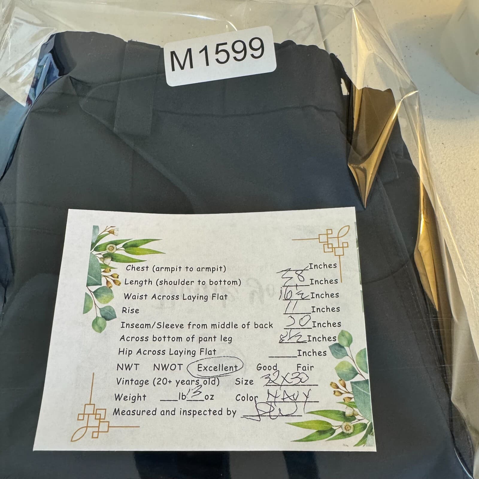 Dickies 874 Men’s Work Pants 32x30 Black Polyester High Rise Workwear - Thumbnail 8