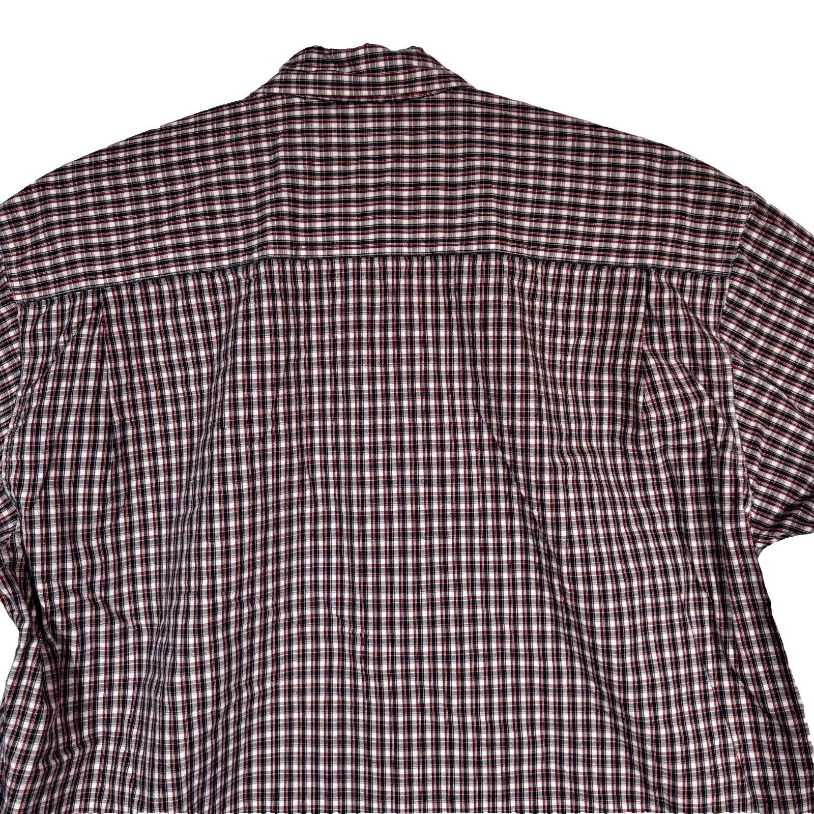 Wrangler Men’s XL Red/Black/White Plaid Short‑Sleeve Button‑Down Cotton Shirt - Thumbnail 13