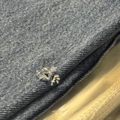 Vintage Levis 505 Jeans Mens 33x30 Blue Medium Wash Straight Leg Denim - Thumbnail 7