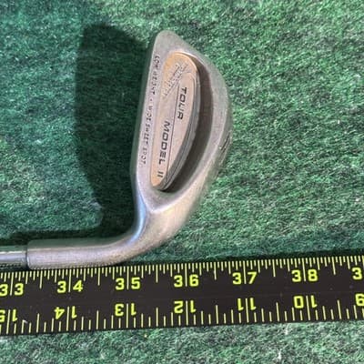 Tour Model II W Wedge Mens RH Steel Shaft Stainless Silver Cavity Back Golf Club - Thumbnail 5