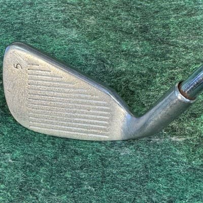 Vintage Bobby Clampett Pro Trajectory Original 5 Iron Mens RH Steel Silver Club - Thumbnail 2