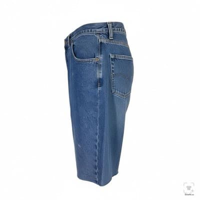 Carhartt Shorts Mens 38 Blue Bermuda Relaxed Fit 7 Inseam Denim Cutoff 5-Pocket - Thumbnail 3