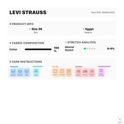 Levi's 569 Shorts Mens 38 Blue Bermuda Cutoff Raw Hem Distressed 5-Pocket - Thumbnail 13