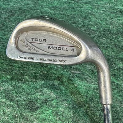 Tour Model II 6 Iron Mens RH Regular Steel Shaft Stainless Silver Golf Club - Image 1