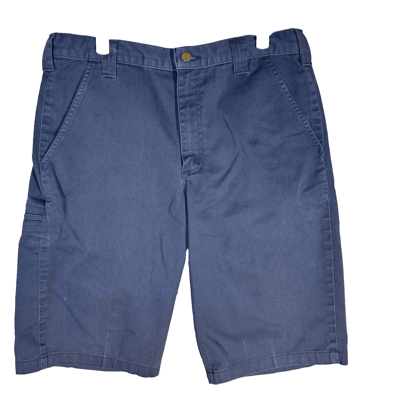 Carhartt Cargo Shorts Mens 34 Navy Work Twill Flat Front Utility Pockets - Image 1