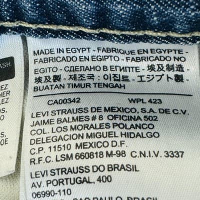 Levi's 569 Shorts Mens 38 Blue Bermuda Cutoff Raw Hem Distressed 5-Pocket - Thumbnail 7