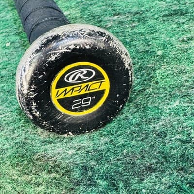 Rawlings Impact 29 In Youth 20 Oz USA Baseball Metal Alloy Black USAB Bat - Thumbnail 9