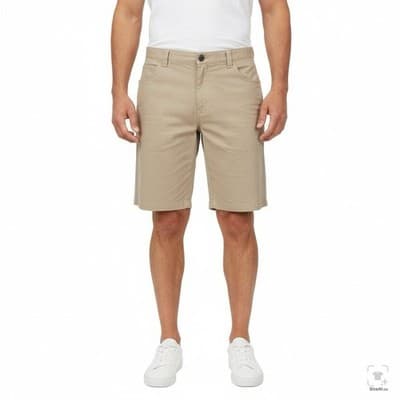 Dickies Shorts Mens Medium 37 Waist Beige Cargo Relaxed Fit 11 Inseam Pockets - Thumbnail 4