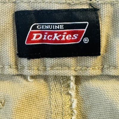 Dickies Shorts Mens Medium 37 Waist Beige Cargo Relaxed Fit 11 Inseam Pockets - Thumbnail 8