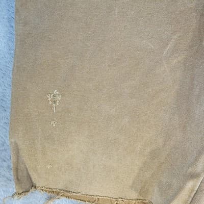 Dickies Shorts Mens 38 Brown Cargo Relaxed Fit Distressed Raw Hem Canvas - Thumbnail 6