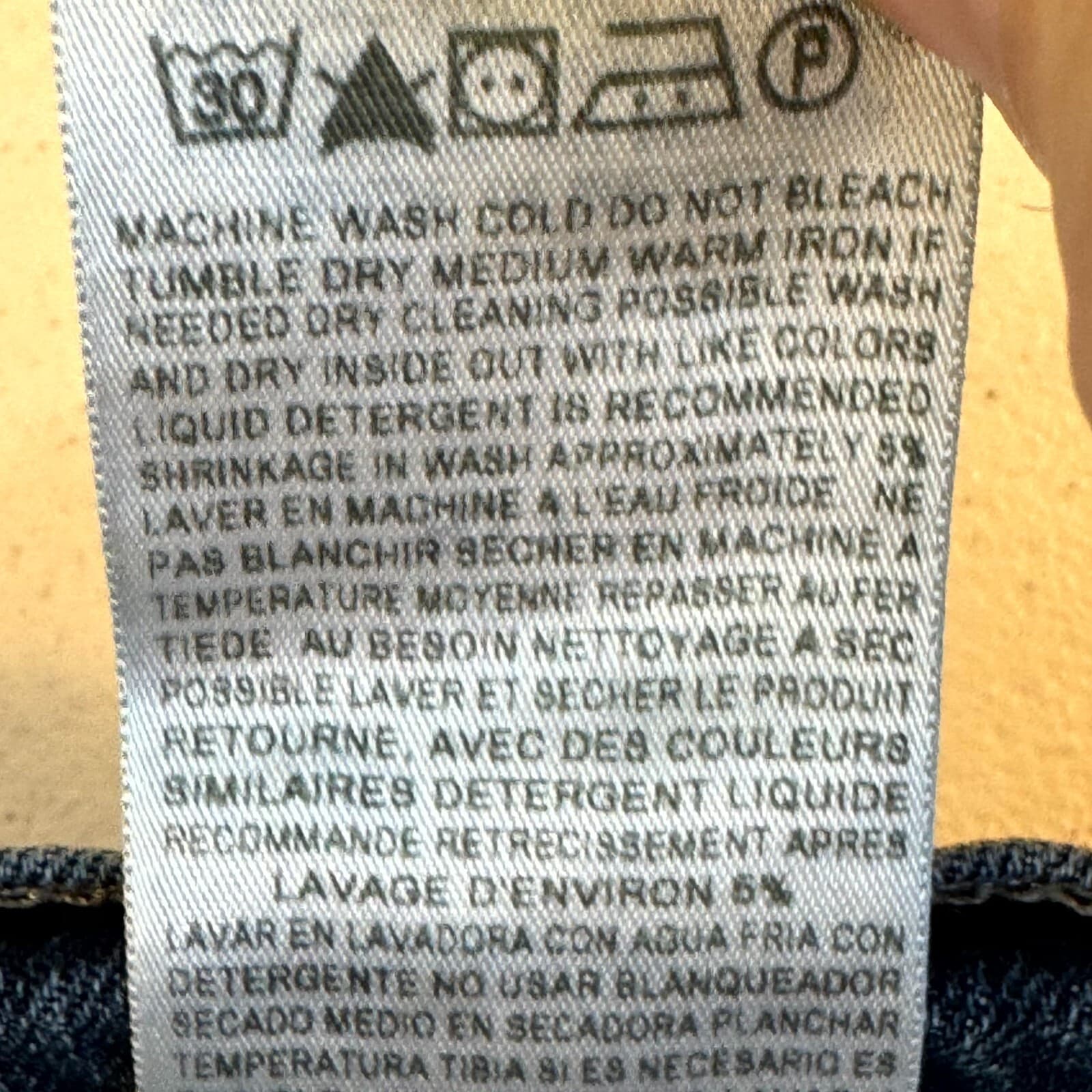 Levi's 511 Slim Jeans Mens 36x32 Blue Stretch Denim Mid Rise Modern Fit Zip Fly - Thumbnail 6