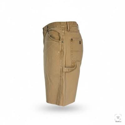 Dickies Shorts Mens 38 Brown Cargo Relaxed Fit Distressed Raw Hem Canvas - Thumbnail 3