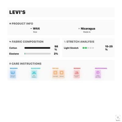 Levi's 505 Shorts Mens 44 Beige Chino Stretch 12 Inseam 5-Pocket Zip Fly - Thumbnail 14