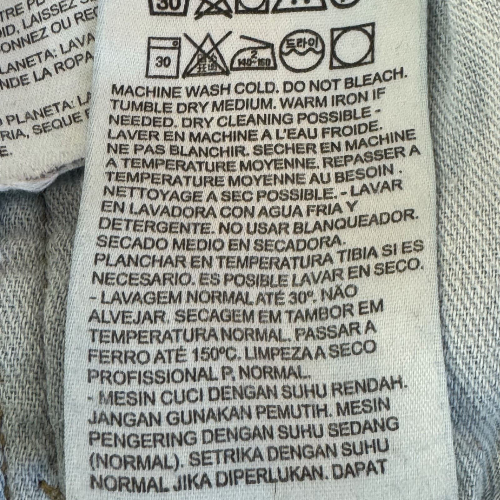 Levis 512 Jeans Mens 38x32 Slim Tapered Blue Stretch Denim Mid Rise Zip Fly - Thumbnail 7