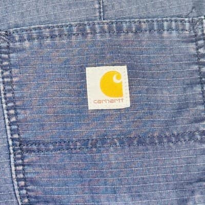 Carhartt Cargo Shorts Mens 46 Blue Relaxed Fit 8 Inseam Canvas Pockets - Thumbnail 8