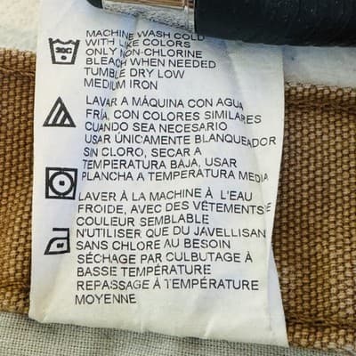 Dickies Shorts Mens 38 Brown Cargo Relaxed Fit Distressed Raw Hem Canvas - Thumbnail 9