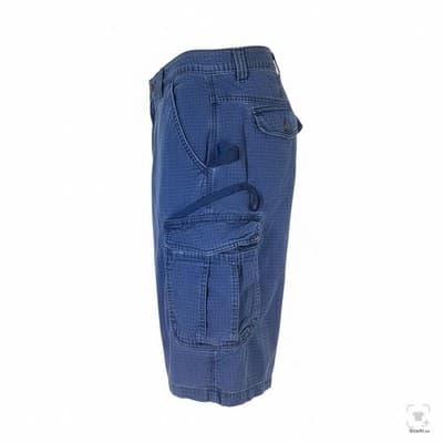 Carhartt Shorts Mens 46 Blue Cargo Relaxed Fit 8 Inseam Canvas Pockets - Thumbnail 3