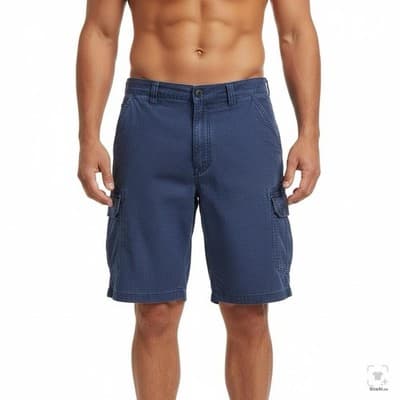 Carhartt Shorts Mens 46 Blue Cargo Canvas Stretch Utility 11 Inseam Pockets - Thumbnail 3