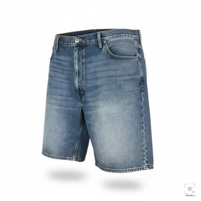 Levis 569 Shorts Mens 50 Blue Bermuda 11 Inseam 5-Pocket Denim Zip Fly - Thumbnail 2