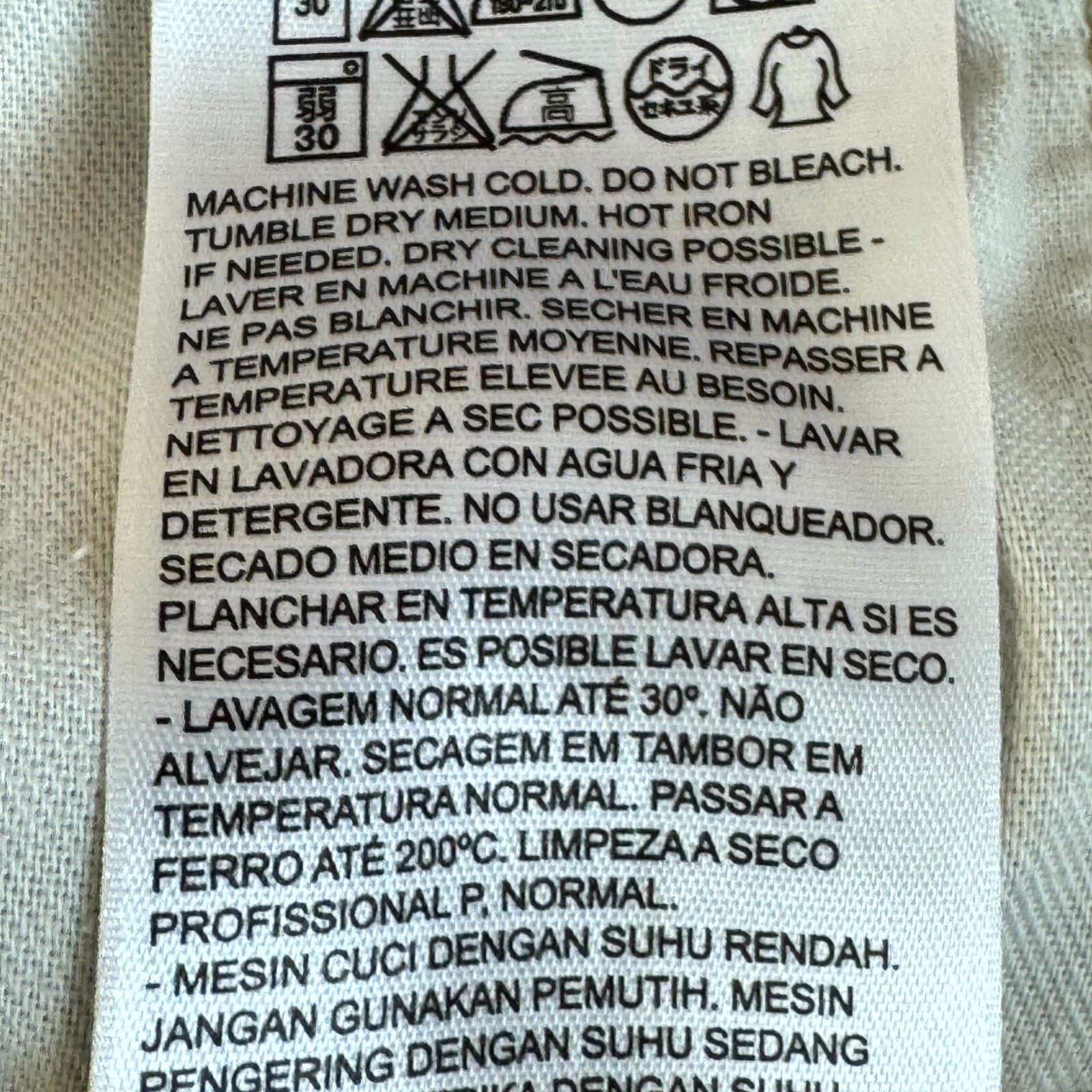 Levi's 514 Men's Jeans 36x30 Beige Denim Straight Fit Zip Fly - Thumbnail 6