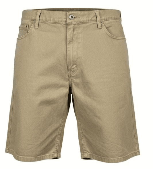 Levi's 505 Shorts Mens 44 Beige Chino Stretch 12 Inseam 5-Pocket Zip Fly - Image 1