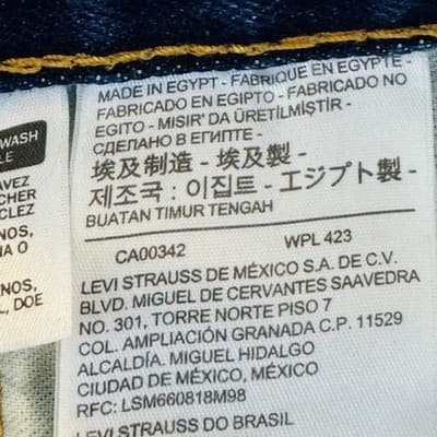 Levis 569 Shorts Mens 50 Blue Bermuda 11 Inseam 5-Pocket Denim Zip Fly - Thumbnail 8