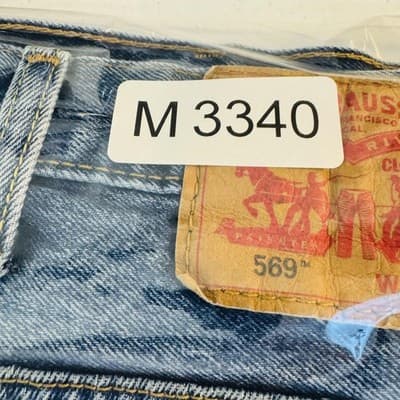 Levis 569 Shorts Mens 50 Blue Bermuda 11 Inseam 5-Pocket Denim Zip Fly - Thumbnail 12