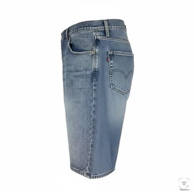 Levis 569 Shorts Mens 50 Blue Bermuda 11 Inseam 5-Pocket Denim Zip Fly - Thumbnail 3