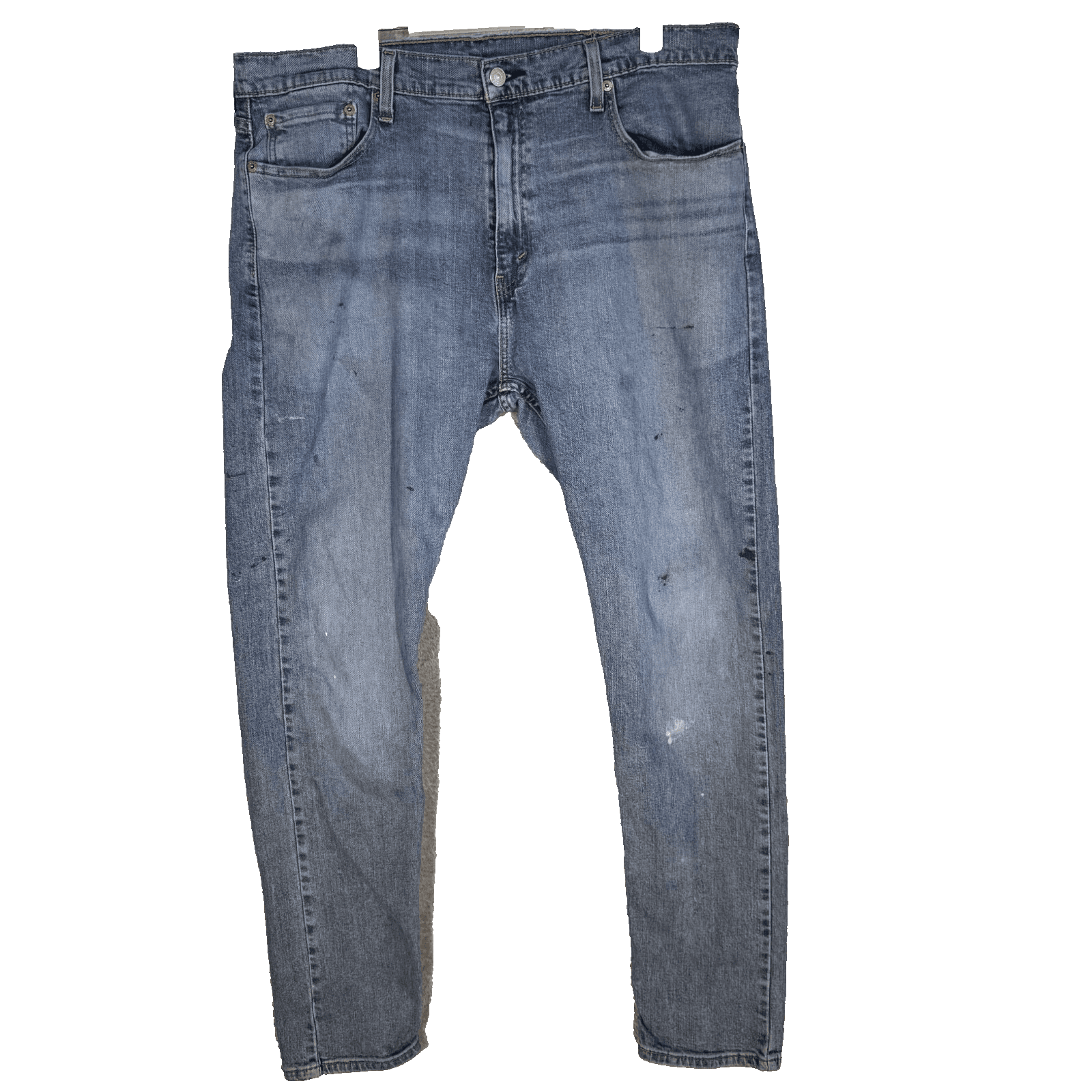 Levis 512 Jeans Mens 38x32 Slim Tapered Blue Stretch Denim Mid Rise Zip Fly - Image 1