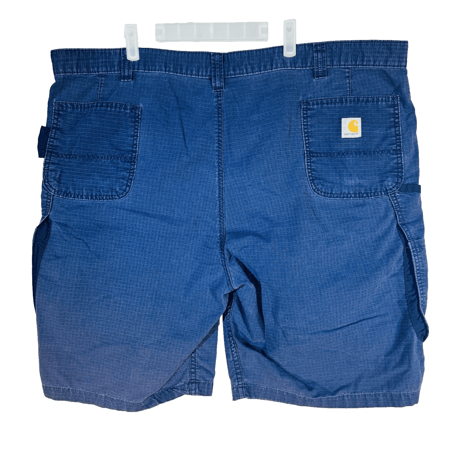 Carhartt Cargo Shorts Mens 46 Blue Relaxed Fit 8 Inseam Canvas Pockets - Thumbnail 7