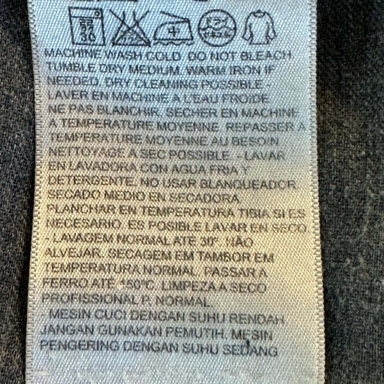 Levi’s 511 Men’s Slim Fit Jeans 32x30 Black Stretch Distressed Denim Zip Fly - Thumbnail 9