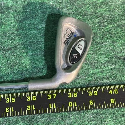 Vintage Ping i3+ Blade 6 Iron Blue Dot Right Hand Steel Shaft Ping Grip USA - Thumbnail 5