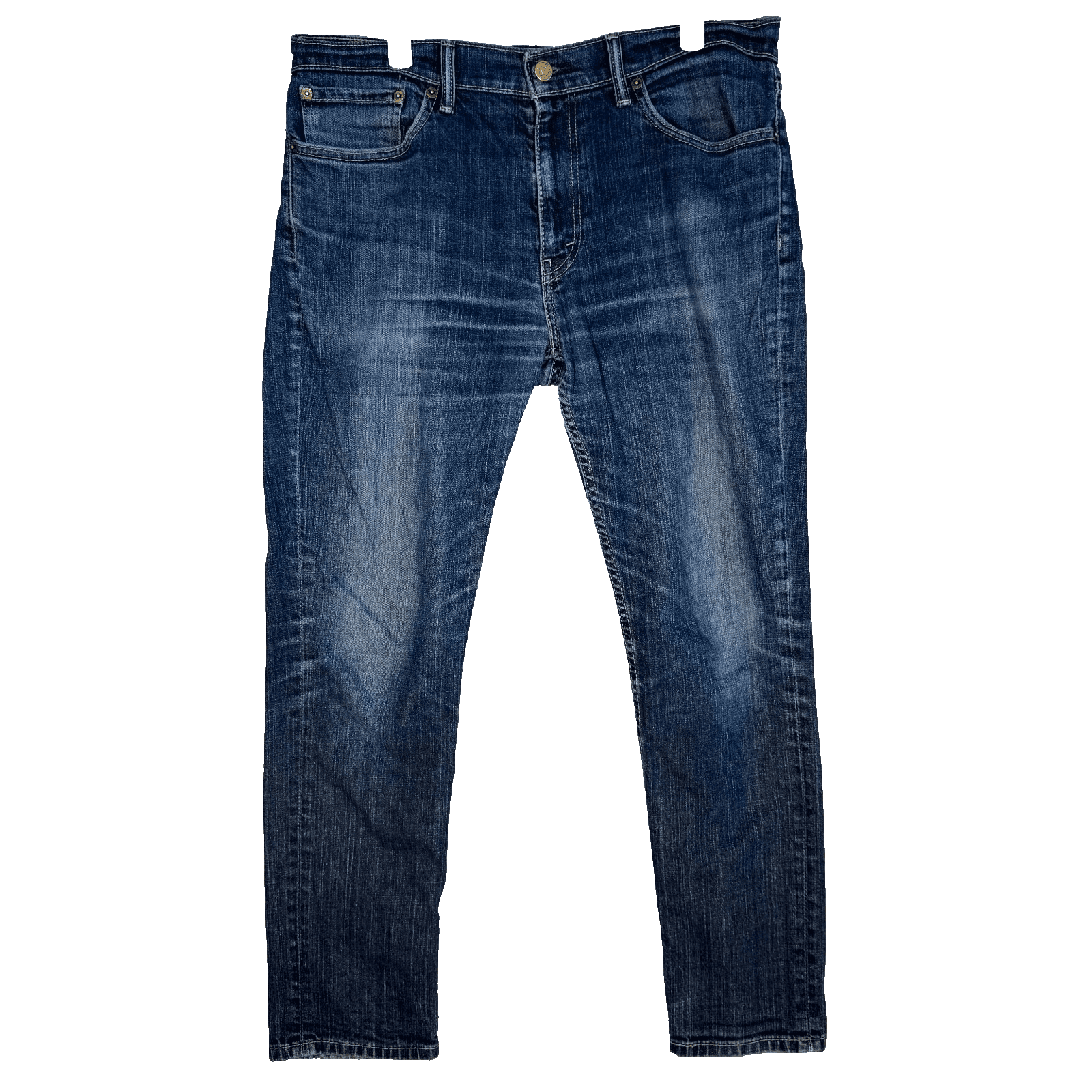 Levi's 511 Slim Jeans Mens 36x32 Blue Stretch Denim Mid Rise Modern Fit Zip Fly - Image 1