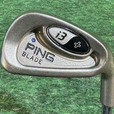 Vintage Ping i3+ Blade 6 Iron Blue Dot Right Hand Steel Shaft Ping Grip USA - Image 1