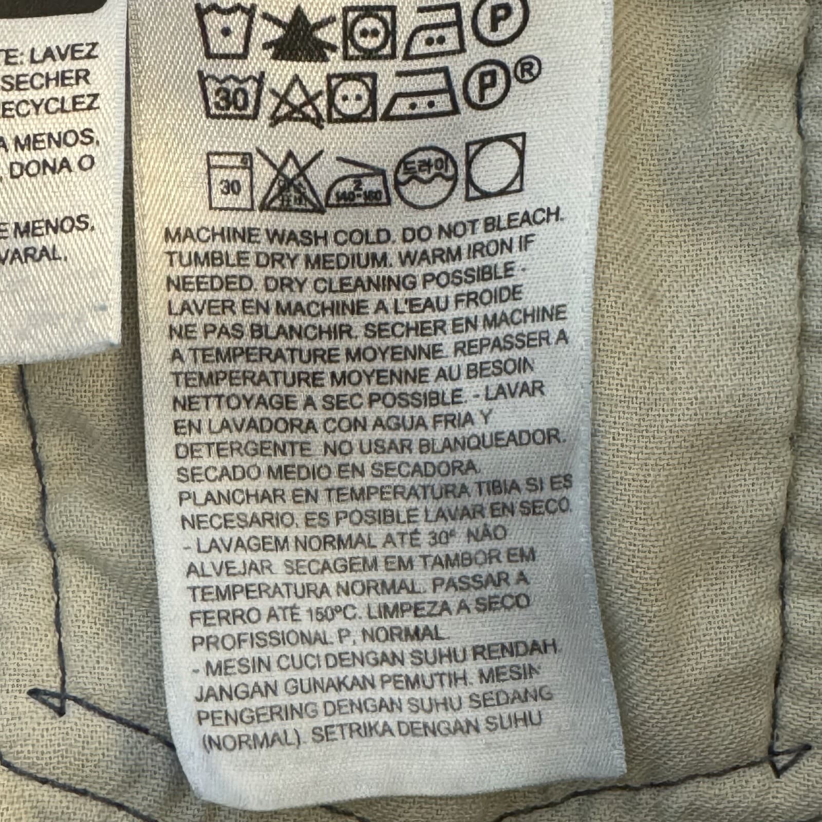 Levi’s 514 Men’s Jeans 36x32 Blue Denim Mid Rise Straight Fit Zip Fly - Thumbnail 7