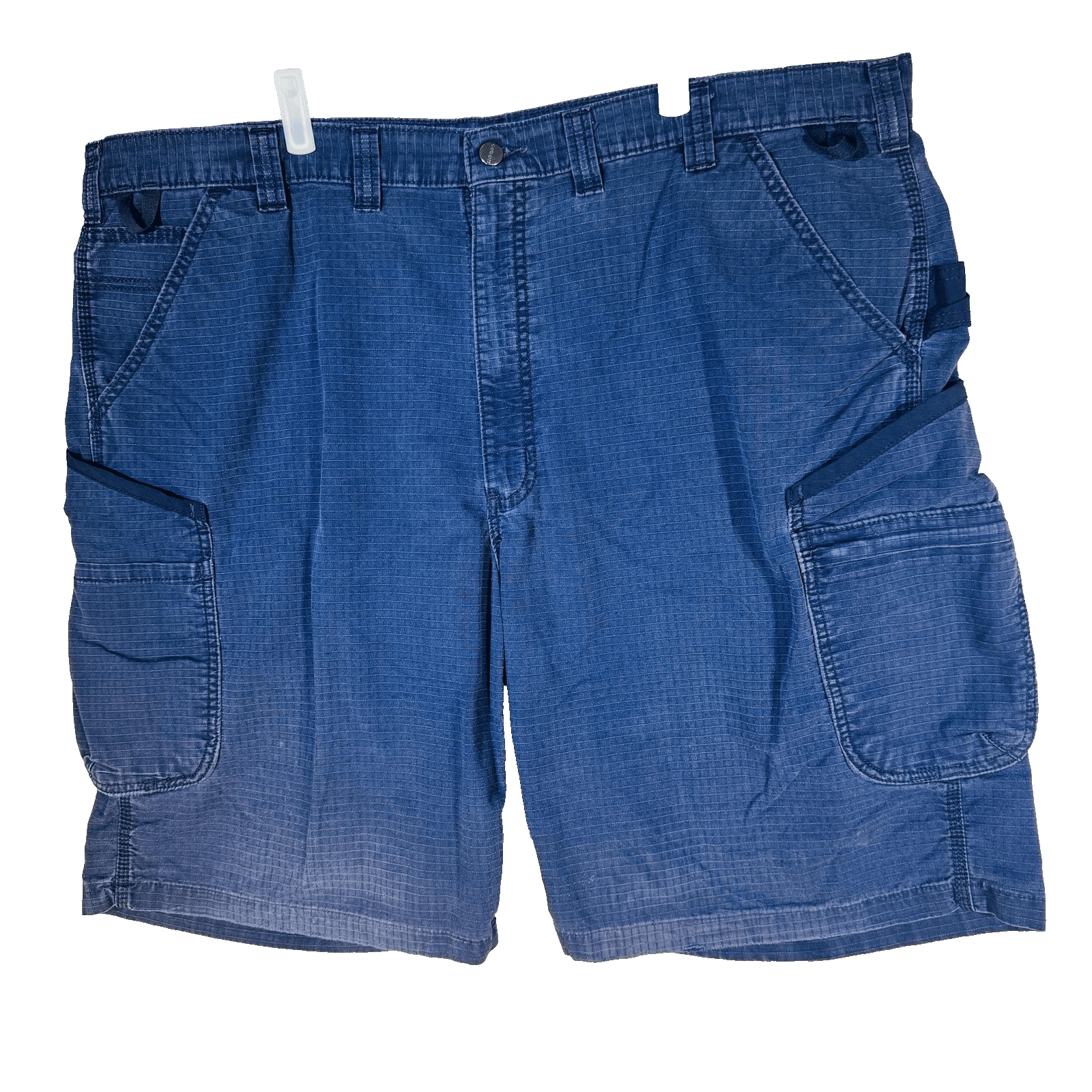 Carhartt Shorts Mens 46 Blue Cargo Relaxed Fit 8 Inseam Canvas Pockets - Thumbnail 5