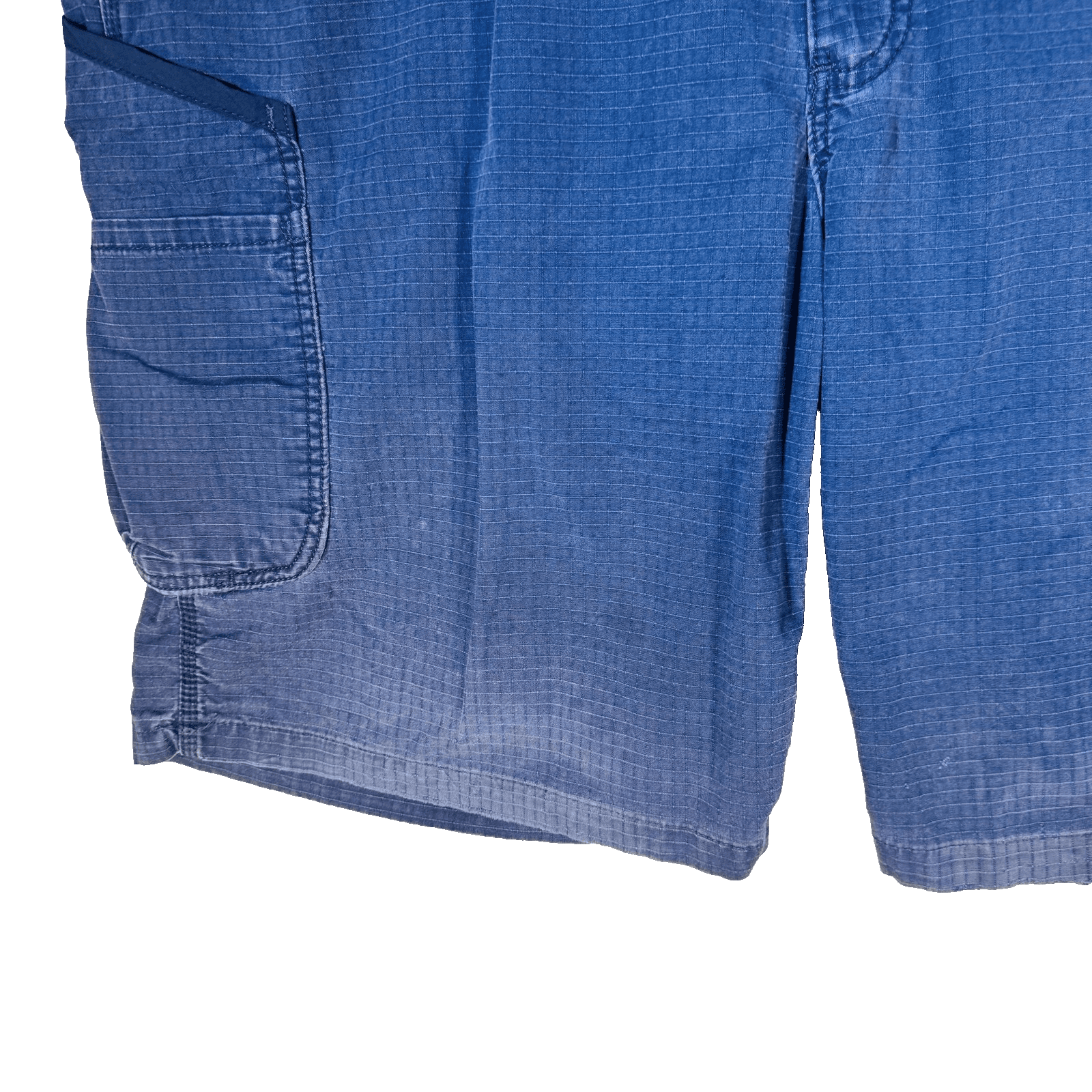 Carhartt Shorts Mens 46 Blue Cargo Relaxed Fit 8 Inseam Canvas Pockets - Thumbnail 6