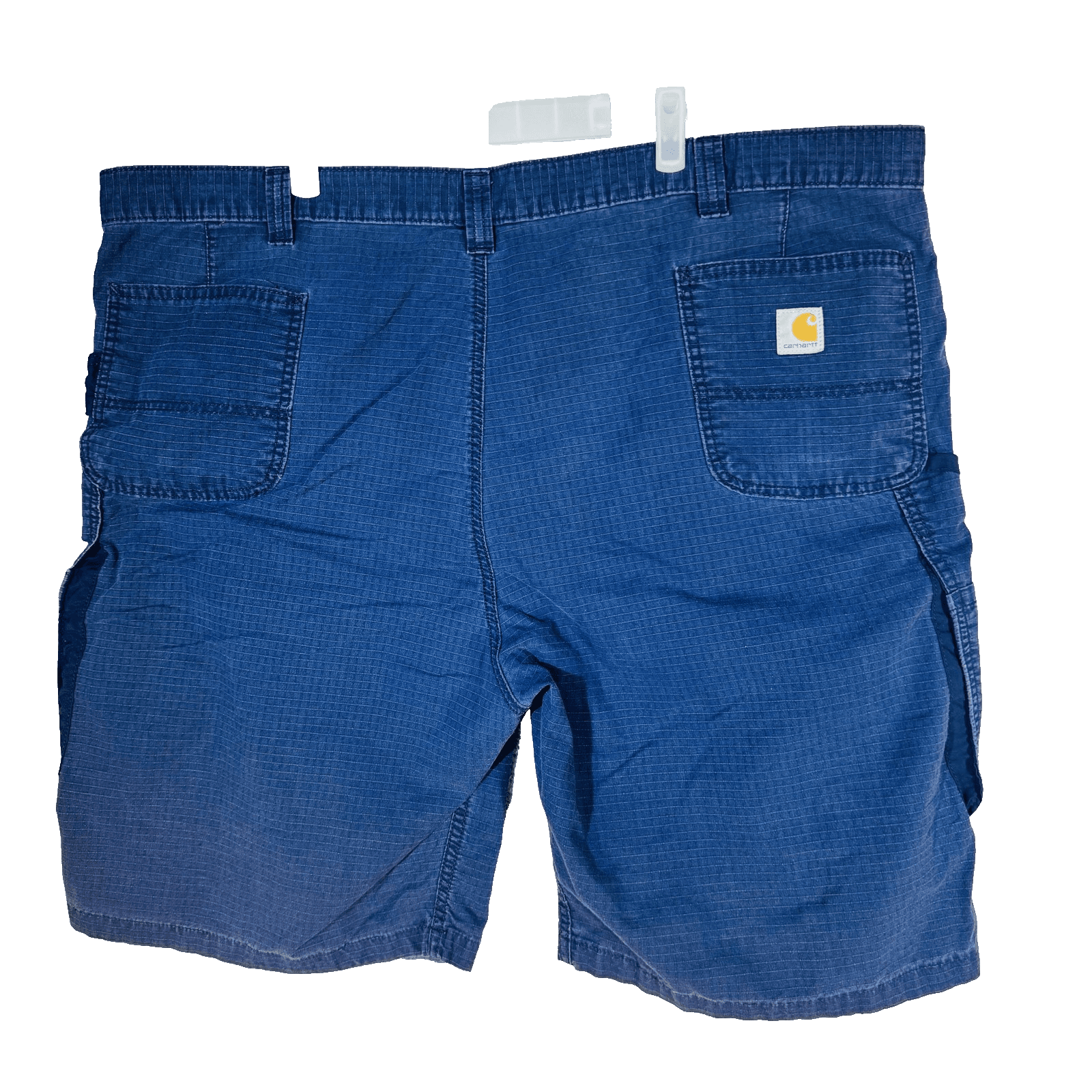 Carhartt Shorts Mens 46 Blue Cargo Relaxed Fit 8 Inseam Canvas Pockets - Thumbnail 7