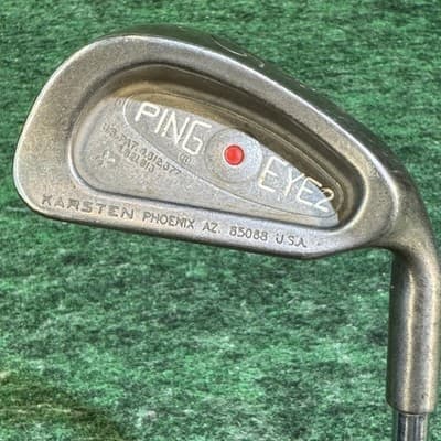 Vintage Ping Eye 2+ 5 Iron Red Dot KT Steel Shaft Karsten Made in USA - Image 1