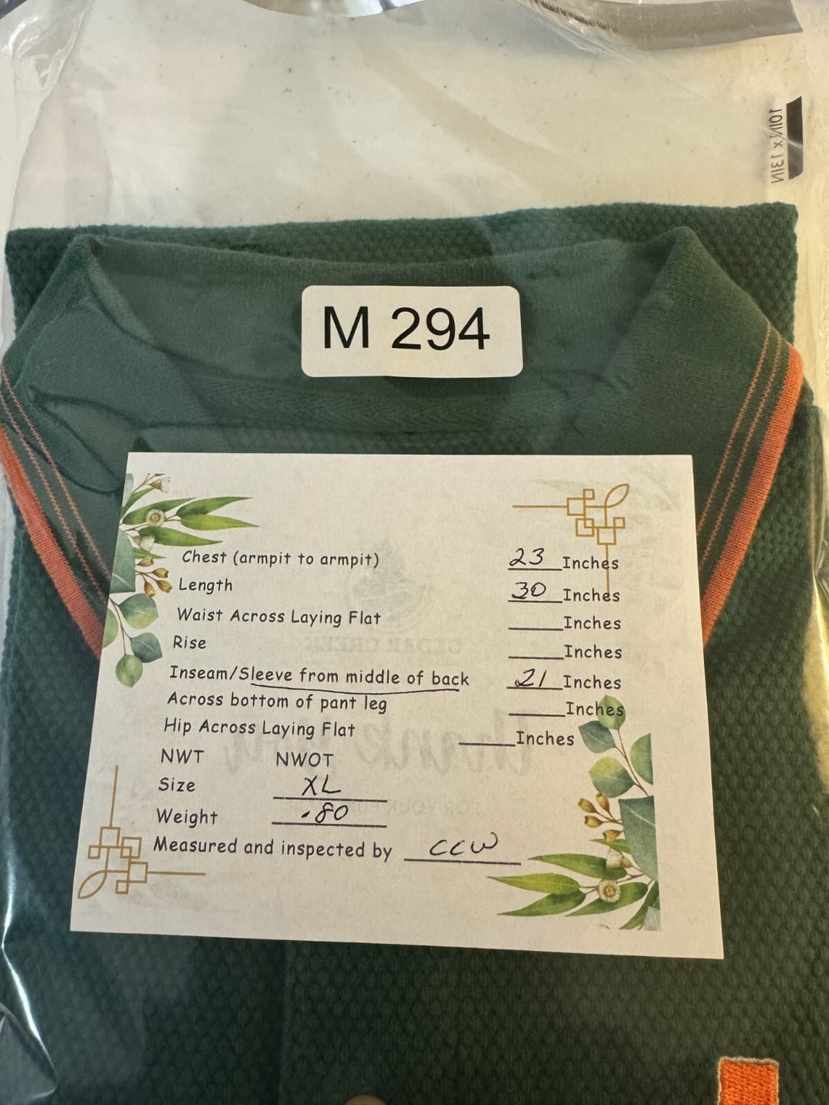 Boca Classics Men’s Miami Hurricanes Polo Shirt XL – Green NCAA Fan Apparel - Thumbnail 9