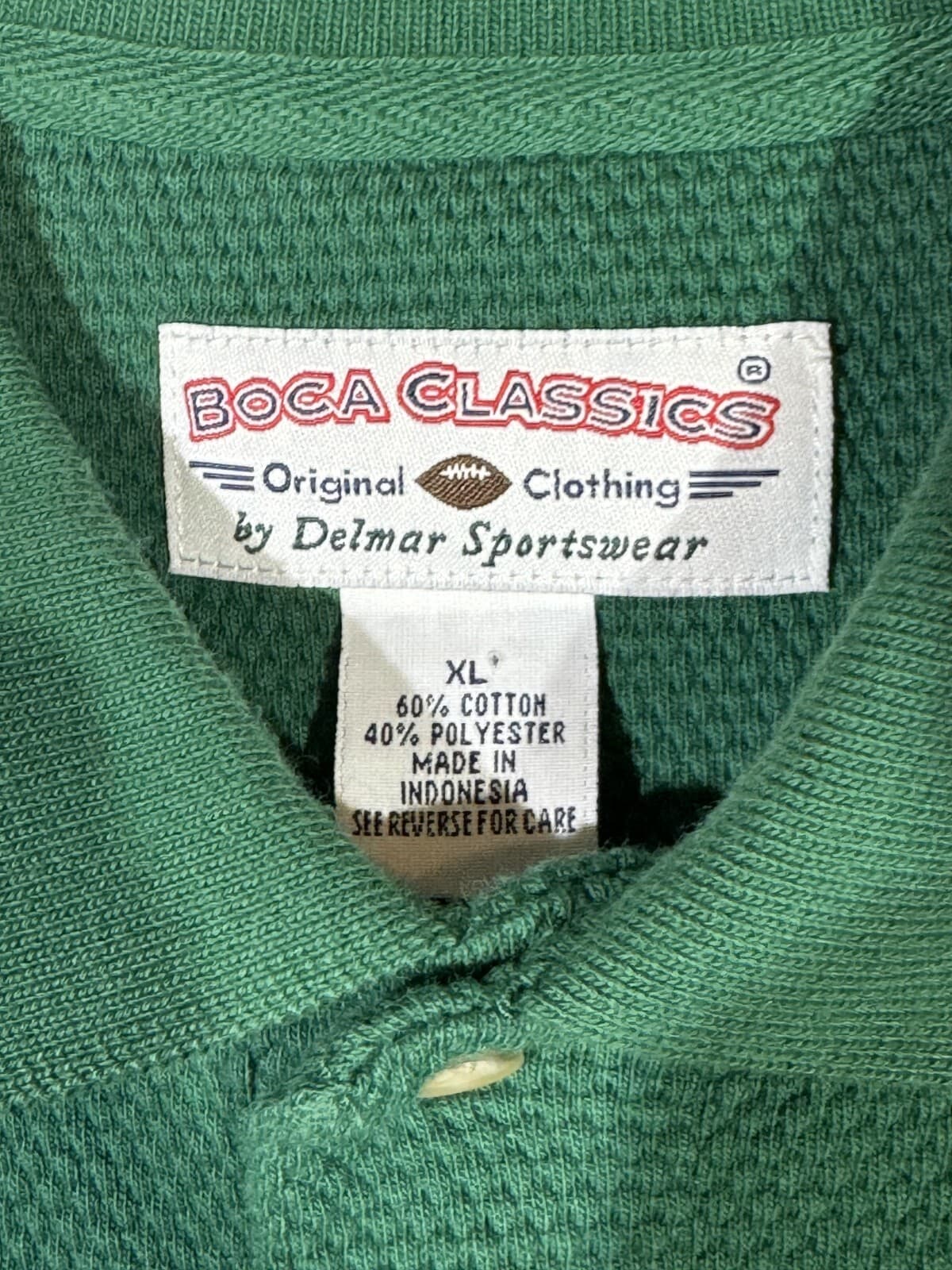 Boca Classics Men’s Miami Hurricanes Polo Shirt XL – Green NCAA Fan Apparel - Thumbnail 8